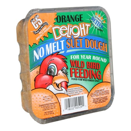 C&S Products C&S Products Orange Delight Assorted Species Beef Suet Wild Bird Food 11.75 oz 12529